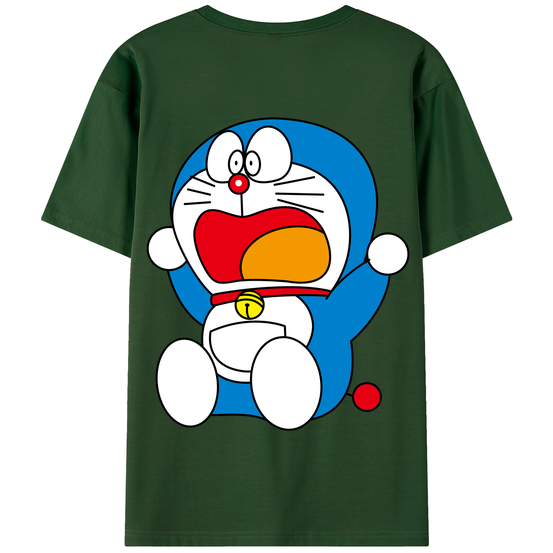 （画像用） ドラえもん Doraemon 綿100％半袖Tシャツ（背面プリント）